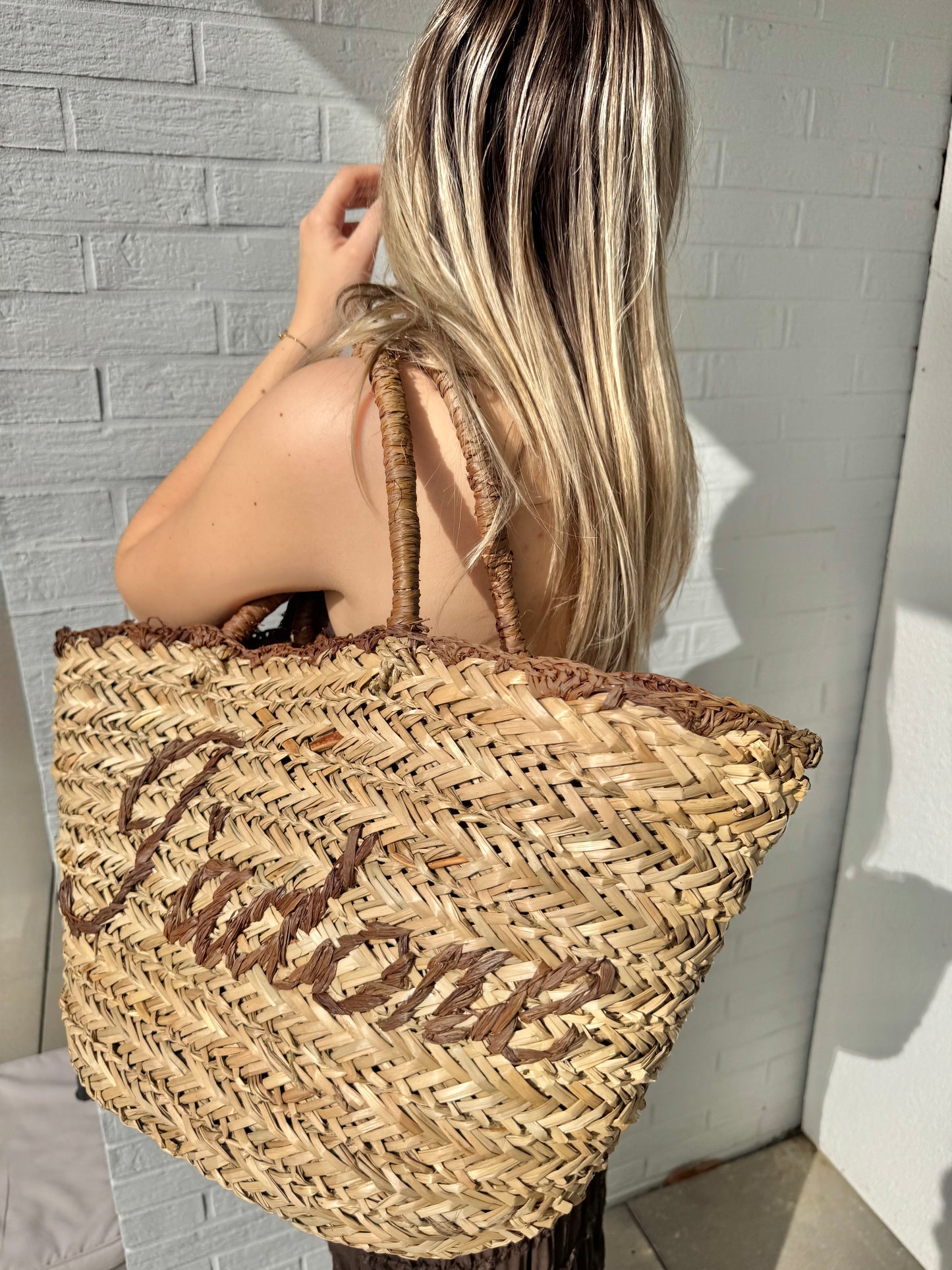 Strandtasche braun