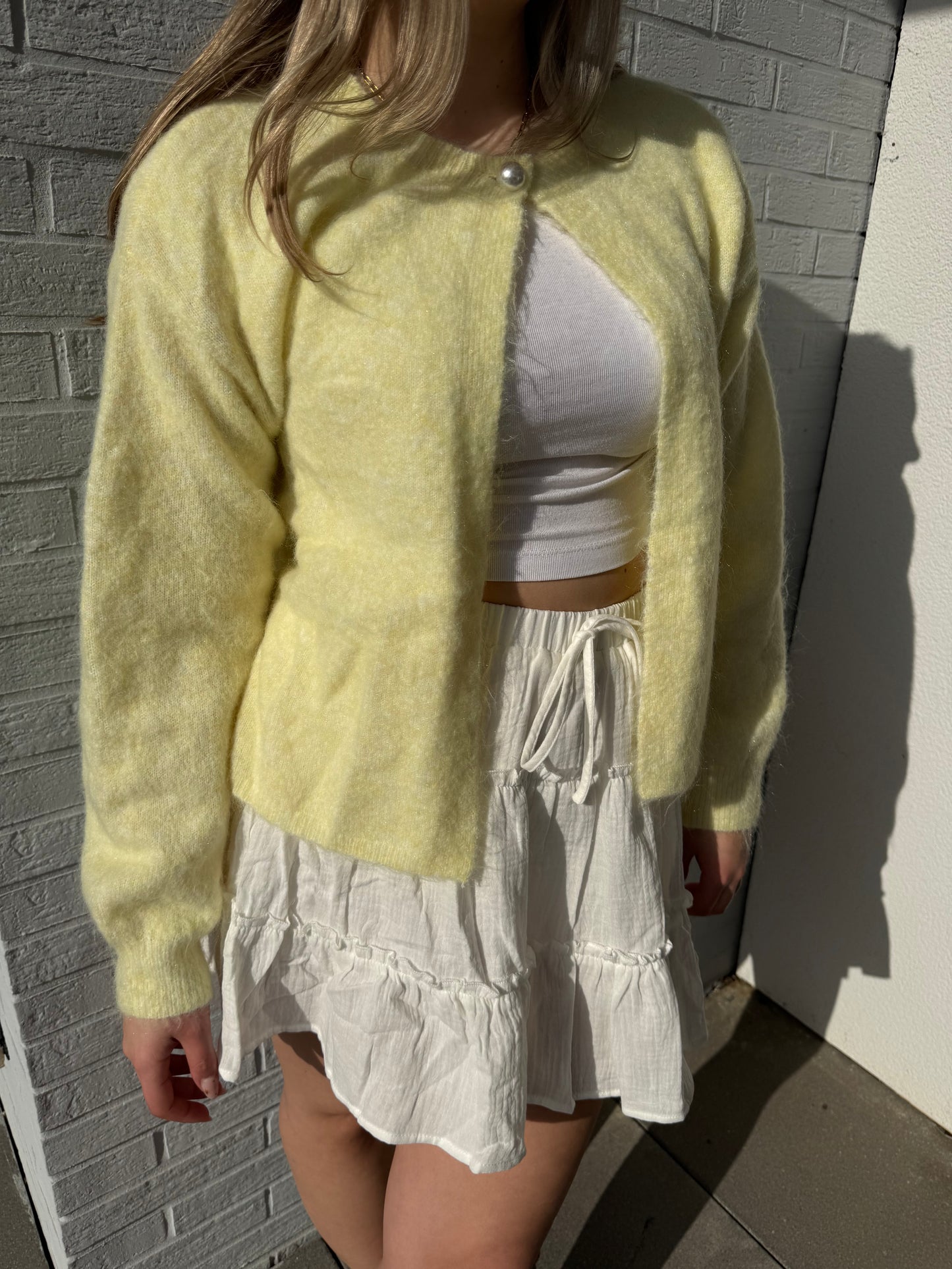 Baumwollrock white