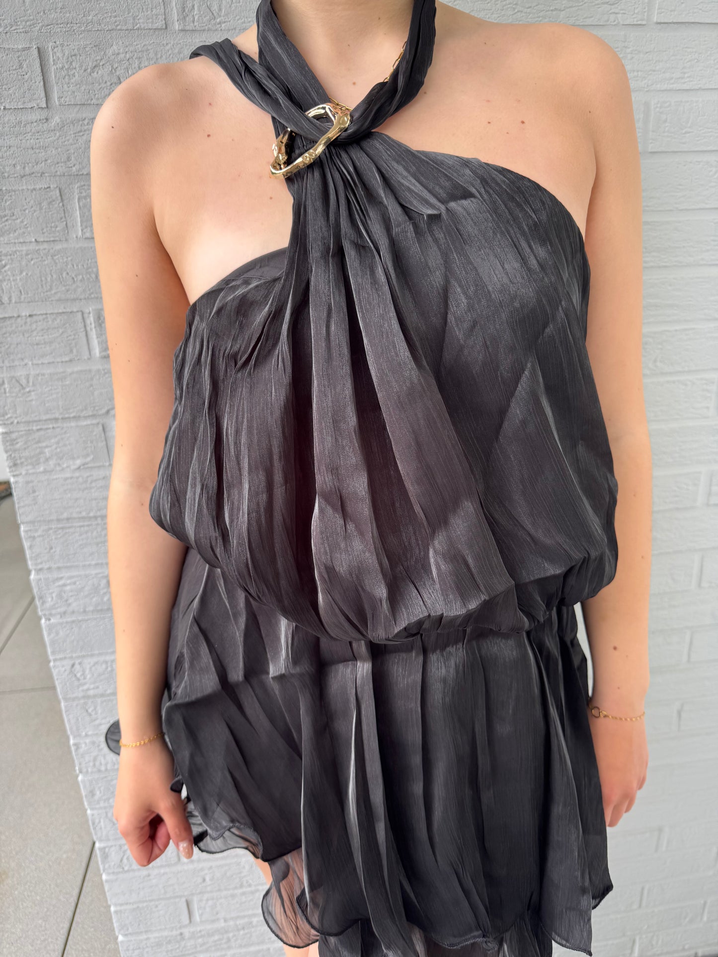 Kleid Silhouette schwarz