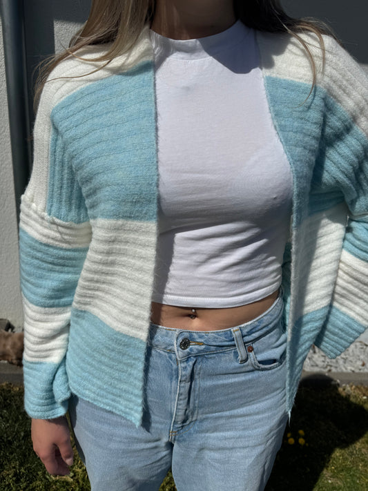 Strickjacke Blue