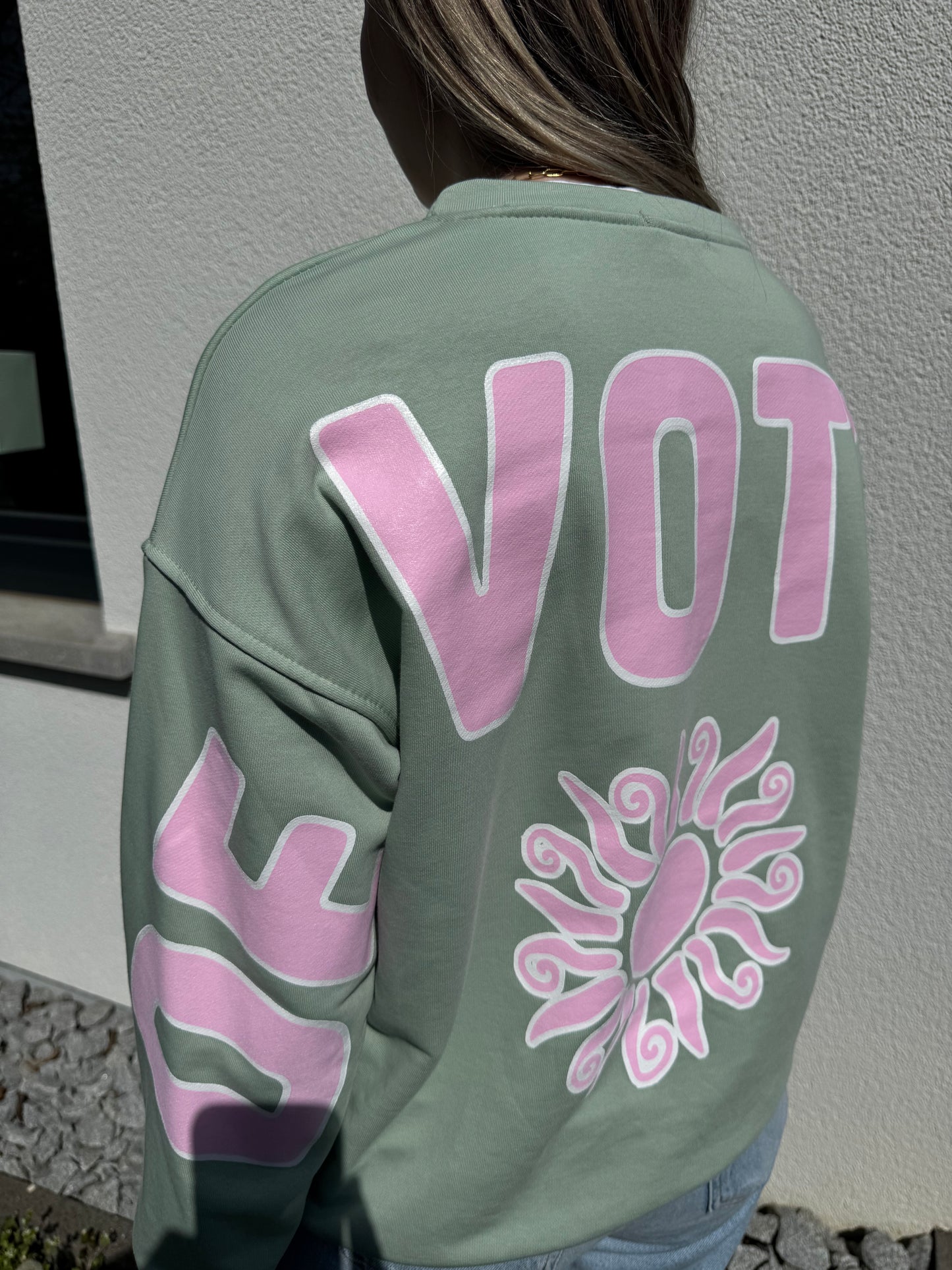 Sweatshirt "Devotion" mint