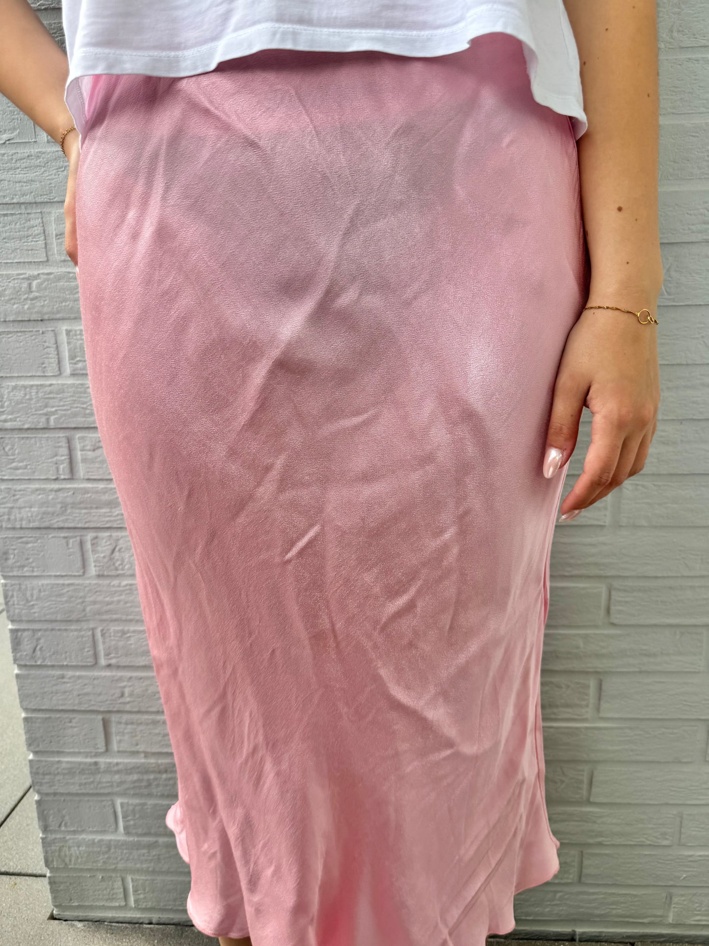 Satinrock rosa