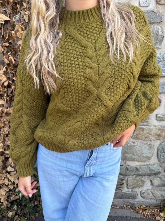 Pullover olive dream