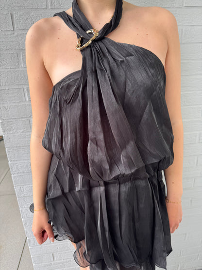 Kleid Silhouette schwarz
