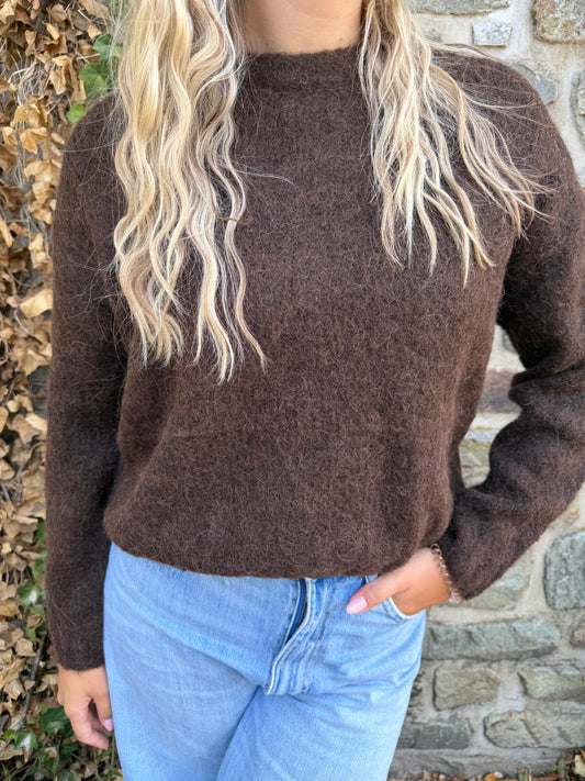 Pullover cocoa knit