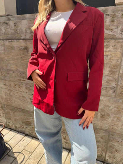 Oversize Blazer red